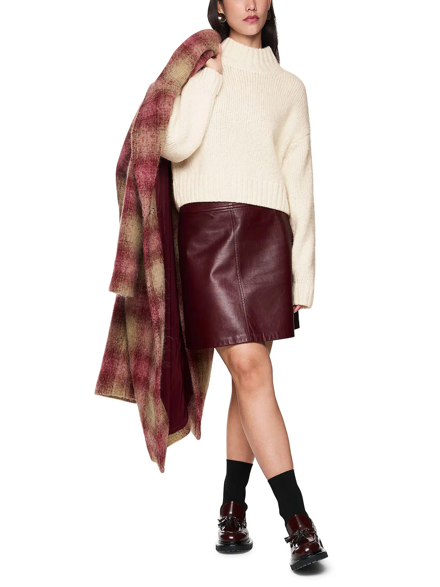 MARC CAIN | Rollkragenpullover | weiss